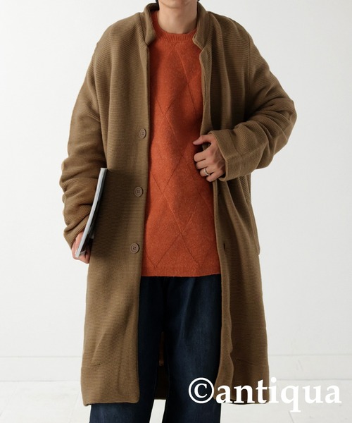 ガーター編みニットコート その他アウター Antiqua アンティカ のファッション通販 Zozotown