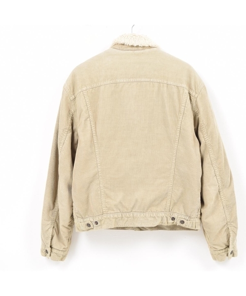 コーデュロイジャケット　袖中綿 裏フリース　オリーブ　M ゆるだぼ　古着. Levi's DEAD STOCK LEVI'S CORDUROY JACKET 1962 MODEL BEIGE