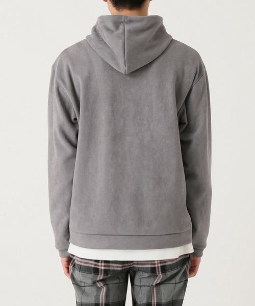 417 EDIFICE(フォーワンセブンエディフィス)の「◆フェイク スウェード フードパーカー(パーカー・メンズ・ブラック/グレー/キャメル・S/M/L)」の12枚目の写真