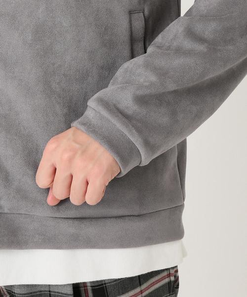 417 EDIFICE(フォーワンセブンエディフィス)の「◆フェイク スウェード フードパーカー(パーカー・メンズ・ブラック/グレー/キャメル・S/M/L)」の15枚目の写真