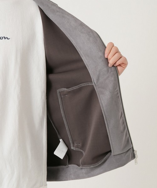 417 EDIFICE(フォーワンセブンエディフィス)の「◆フェイク スウェード フードパーカー(パーカー・メンズ・ブラック/グレー/キャメル・S/M/L)」の19枚目の写真