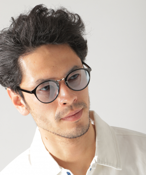 BAYFLOW(ベイフロー)の「ラウンドサングラス 19SS(サングラス・メンズ・ブラック/ブルー・FREE)」の2枚目の写真