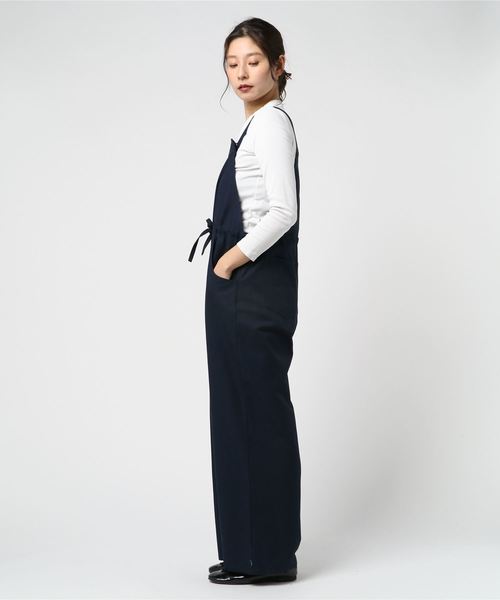 CLANE CHEMICAL LACE SALOPETTE PANTS ① CLANE（クラネ）の「CHEMICAL LACE SALOPETTE PANTS（サロペット