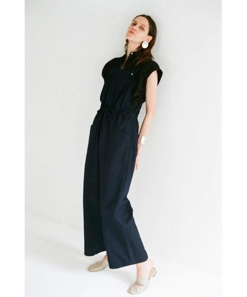 極美品　CLANEクラネ2024COCOON SALOPETTE PANTS CLANE（クラネ）の「COCOON SALOPETTE PANTS（サロペット