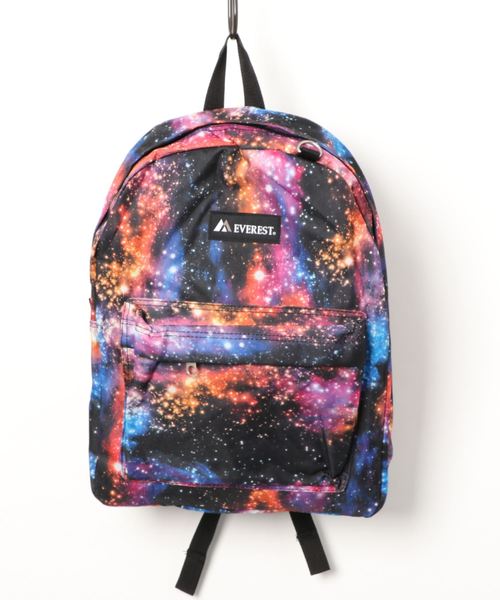 EVEREST（エベレスト）の「【EVEREST/ エベレスト】CLASSIC PATTERN BACKPAK / クラシック パターンバックパック【総柄】（バックパック/リュック・レディース・ダークネイビー/ホワイト/ゼブラ/ブラック系その他/ブルー/ブルーパープル/ネイビー/ダークブルー/ブラック×ホワイト/ストライプ・FREE）」の8枚目の写真