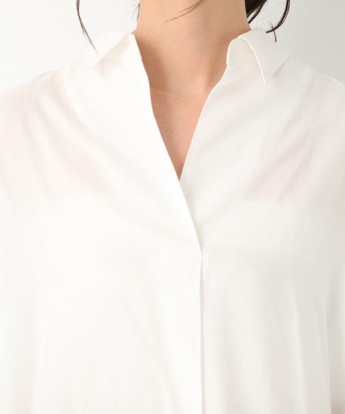 GLOBAL WORK（グローバルワーク）の「サラサラスキッパーシャツ半袖/822498（シャツ/ブラウス・レディース・ホワイト/ライトブルー/ブルー/ライトグリーン/マスタード/ダークブルー・MEDIUM/LARGE）」の21枚目の写真