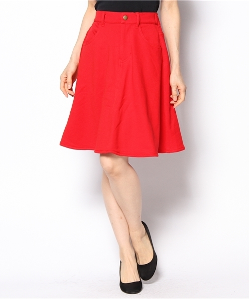 Chico(チコ)の「裏毛フレアスカート(スカート・レディース・アイボリー/グレー/レッド/ネイビー・FREE)」の15枚目の写真