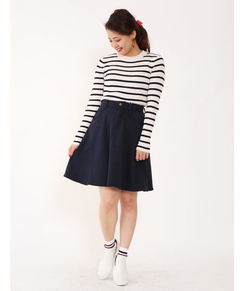 Chico(チコ)の「裏毛フレアスカート(スカート・レディース・アイボリー/グレー/レッド/ネイビー・FREE)」の16枚目の写真