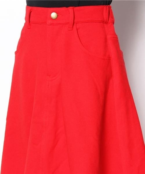 Chico(チコ)の「裏毛フレアスカート(スカート・レディース・アイボリー/グレー/レッド/ネイビー・FREE)」の11枚目の写真