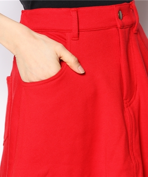 Chico(チコ)の「裏毛フレアスカート(スカート・レディース・アイボリー/グレー/レッド/ネイビー・FREE)」の9枚目の写真