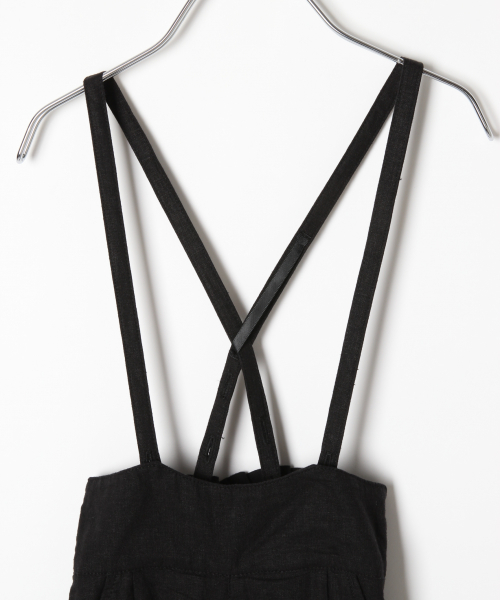 GLOBAL WORK（グローバルワーク）の「【キッズ】サスツキリネンワイドパンツ/835989（その他パンツ・キッズ・ブラック/ブラウン/オフホワイト・SMALL/MEDIUM/LARGE/X-LARGE/XX-LARGE）」の6枚目の写真