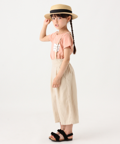 GLOBAL WORK（グローバルワーク）の「【キッズ】サスツキリネンワイドパンツ/835989（その他パンツ・キッズ・ブラック/ブラウン/オフホワイト・SMALL/MEDIUM/LARGE/X-LARGE/XX-LARGE）」の14枚目の写真