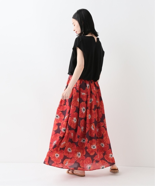 セール】SLOBE IENA Fi.m フラワープリントロングスカート（スカート  