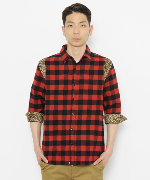 XLARGE（エクストララージ）の「HALF SLEEVE PLAID SHIRT（シャツ/ブラウス・メンズ・グレー/レッド/ホワイト・LARGE/SMALL/X-LARGE/MEDIUM）」の6枚目の写真