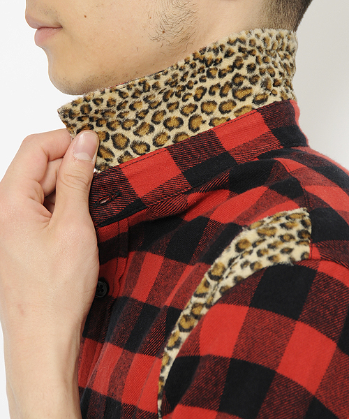 XLARGE（エクストララージ）の「HALF SLEEVE PLAID SHIRT（シャツ/ブラウス・メンズ・グレー/レッド/ホワイト・LARGE/SMALL/X-LARGE/MEDIUM）」の7枚目の写真