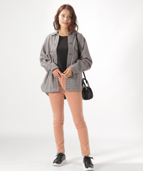 BAYFLOW(ベイフロー)の「コーデュロイスリムパンツ(その他パンツ・レディース・オフホワイト/ピンク/ブルー/チャコール・SMALL/MEDIUM/LARGE)」の22枚目の写真