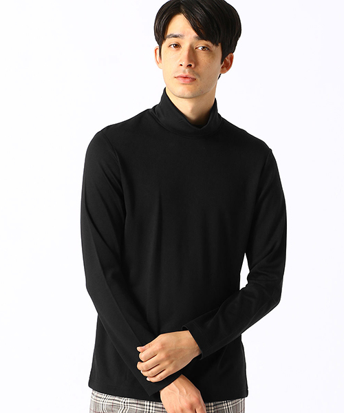 COMME CA ISM（コムサイズム）の「タートルネックTシャツ（Tシャツ/カットソー・メンズ・ホワイト/ブラック・SMALL/MEDIUM/LARGE/X-LARGE）」の5枚目の写真