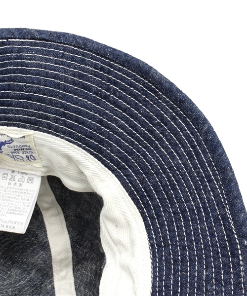 fennica Men's（フェニカメンズ）の「orslow / us navy hat（ハット・メンズ・グリーン系その他/インディゴブルー・MEDIUM）」の8枚目の写真