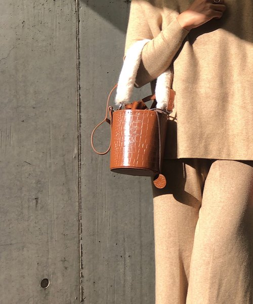 PARKS TOKYO SELECT（パークストウキョウセレクト）の「ﾊﾞｹﾂﾌｧｰﾊﾝﾄﾞﾙBAG（ハンドバッグ・レディース・ブラック/キャメル/レオパード・FREE）」の5枚目の写真