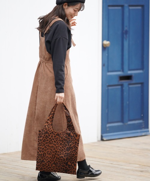 rps（アールピーエス）の「ミドルコーデュロイジャンスカ（ジャンパースカート・レディース・キャメル/ダークブラウン/ベージュ・M）」の9枚目の写真