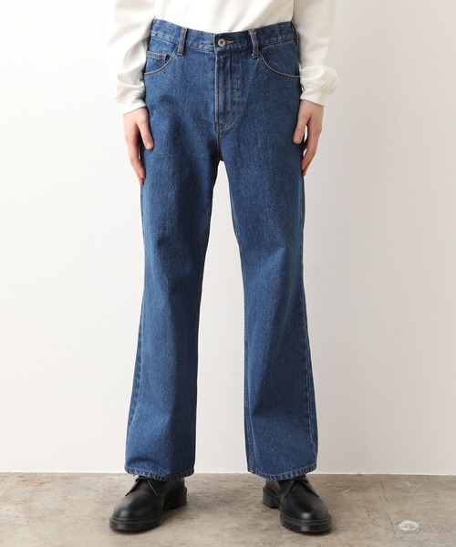 JUNRED（ジュンレッド）の「【WEB別注アイテム】11オンスデニムフレアパンツ（デニムパンツ・メンズ・ブラック/ネイビー/サックスブルー・S/M/L）」の22枚目の写真