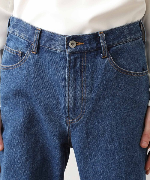 JUNRED（ジュンレッド）の「【WEB別注アイテム】11オンスデニムフレアパンツ（デニムパンツ・メンズ・ブラック/ネイビー/サックスブルー・S/M/L）」の4枚目の写真