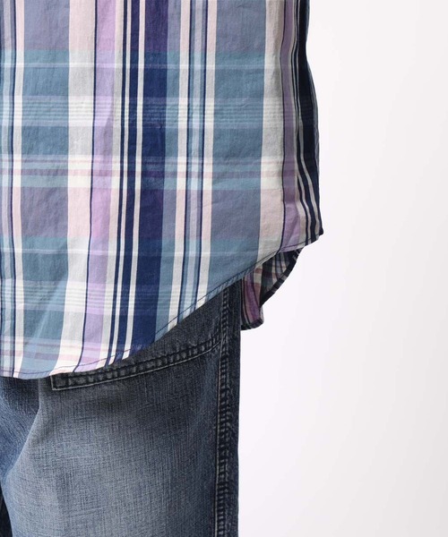 BROOKS BROTHERS(ブルックスブラザーズ)の「インディゴチェック ボタンダウンシャツ Madison Fit(シャツ/ブラウス・メンズ・ネイビー/ブルー系その他・S/M/L/XS)」の18枚目の写真