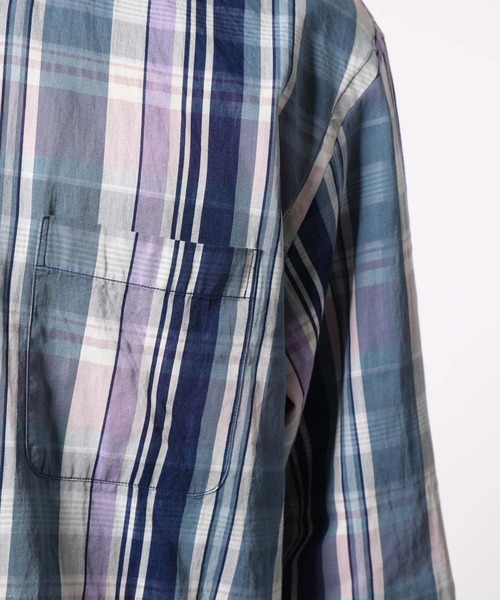 BROOKS BROTHERS(ブルックスブラザーズ)の「インディゴチェック ボタンダウンシャツ Madison Fit(シャツ/ブラウス・メンズ・ネイビー/ブルー系その他・S/M/L/XS)」の16枚目の写真