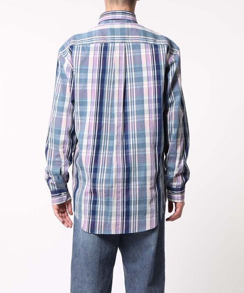 BROOKS BROTHERS(ブルックスブラザーズ)の「インディゴチェック ボタンダウンシャツ Madison Fit(シャツ/ブラウス・メンズ・ネイビー/ブルー系その他・S/M/L/XS)」の6枚目の写真