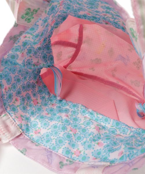 fafa（フェフェ）の「NEOLA | 造花入りトートバッグ（トートバッグ・キッズ・ミント/ピンク系その他・FREE）」の5枚目の写真