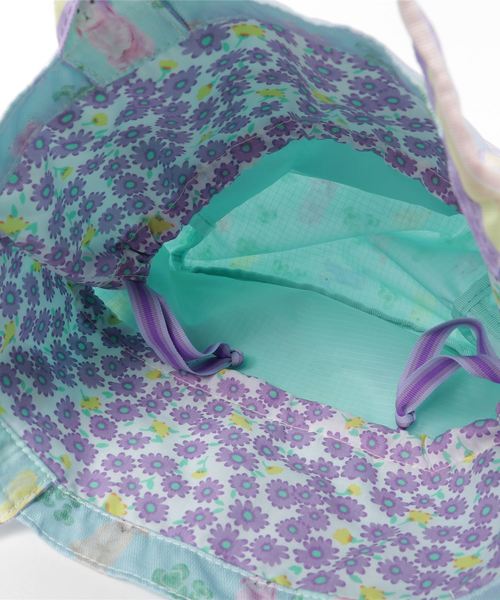 fafa（フェフェ）の「NEOLA | 造花入りトートバッグ（トートバッグ・キッズ・ミント/ピンク系その他・FREE）」の6枚目の写真