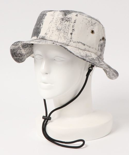 polcadot(ポルカドット)の「【Ruben】PAINT BUCKET HAT/ペイント プリント バケットハット(ハット・レディース・ホワイト/ブラック/マスタード/カーキ・FREE)」の9枚目の写真
