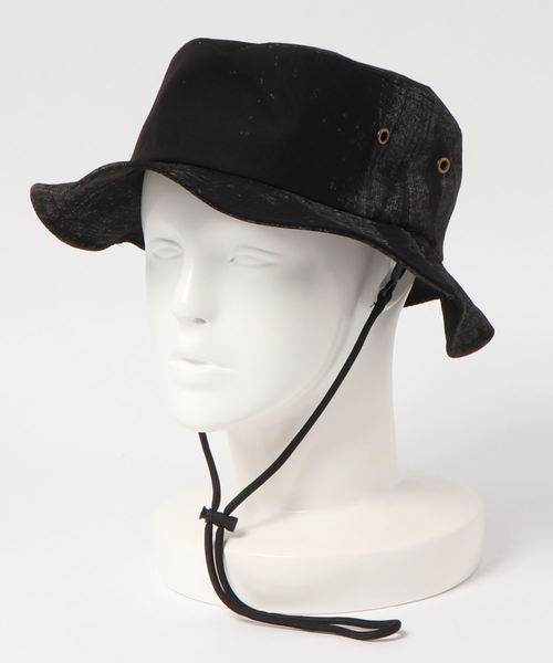 polcadot(ポルカドット)の「【Ruben】PAINT BUCKET HAT/ペイント プリント バケットハット(ハット・レディース・ホワイト/ブラック/マスタード/カーキ・FREE)」の7枚目の写真