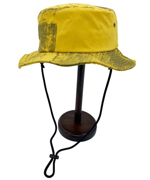 polcadot(ポルカドット)の「【Ruben】PAINT BUCKET HAT/ペイント プリント バケットハット(ハット・レディース・ホワイト/ブラック/マスタード/カーキ・FREE)」の15枚目の写真
