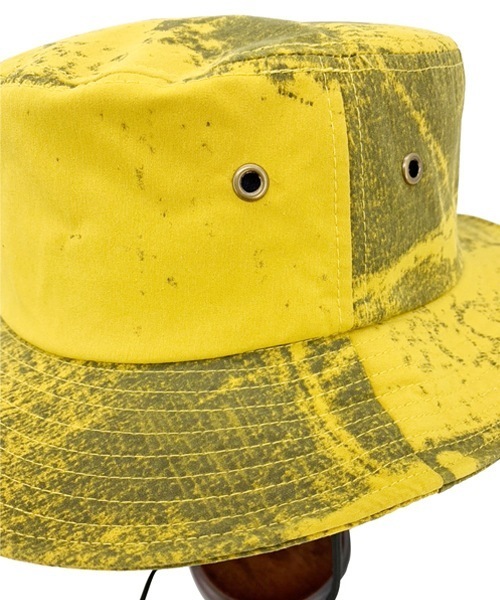 polcadot(ポルカドット)の「【Ruben】PAINT BUCKET HAT/ペイント プリント バケットハット(ハット・レディース・ホワイト/ブラック/マスタード/カーキ・FREE)」の13枚目の写真