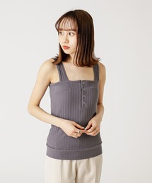 mystic | リブヘンリーキャミソール(キャミソール)