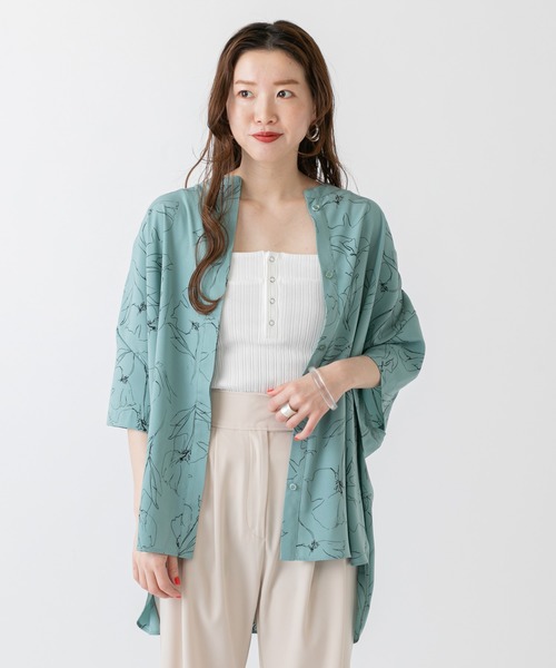 mystic（ミスティック）の「リブヘンリーキャミソール（キャミソール・レディース・チャコールグレー/ブラック/オフホワイト/モカ・FREE）」の5枚目の写真