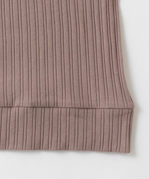 mystic（ミスティック）の「リブヘンリーキャミソール（キャミソール・レディース・チャコールグレー/ブラック/オフホワイト/モカ・FREE）」の12枚目の写真