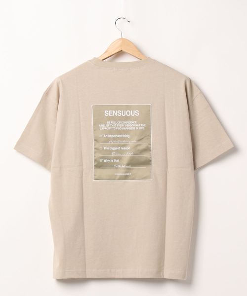 ENVYM（アンビー）の「バックラベルビッグＴｅｅ（Tシャツ/カットソー・レディース・ホワイト/ブラック/ベージュ/ピンク・FREE）」の7枚目の写真