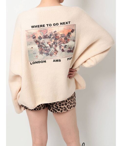 GYDA(ジェイダ)の「カラーグラフィックニット トップス(ニット/セーター・レディース・アイボリー/ブラック/マスタード/ブラウン・FREE)」の13枚目の写真