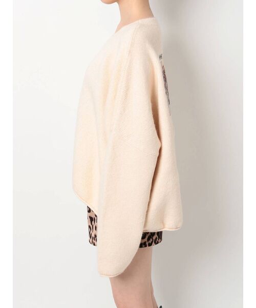 GYDA(ジェイダ)の「カラーグラフィックニット トップス(ニット/セーター・レディース・アイボリー/ブラック/マスタード/ブラウン・FREE)」の16枚目の写真