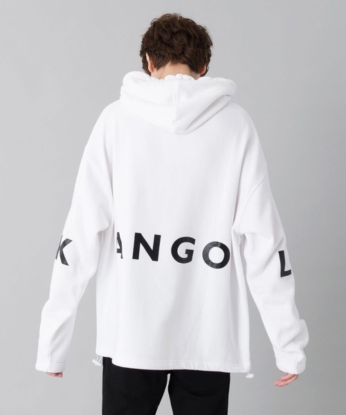 KANGOL(カンゴール)の「【KANGOL/カンゴール】BACK BIG ロゴパーカー(パーカー・メンズ・ホワイト/ブラック・LL/M/L)」の7枚目の写真