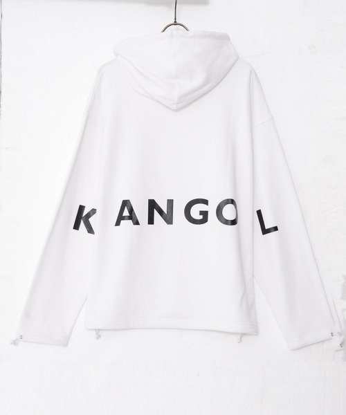 KANGOL(カンゴール)の「【KANGOL/カンゴール】BACK BIG ロゴパーカー(パーカー・メンズ・ホワイト/ブラック・LL/M/L)」の6枚目の写真