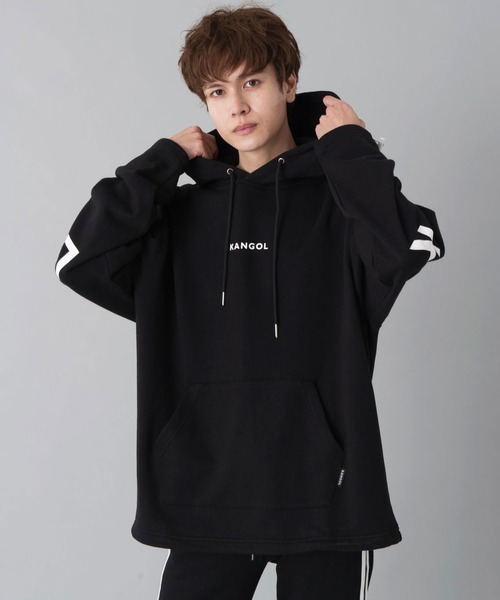 KANGOL(カンゴール)の「【KANGOL/カンゴール】BACK BIG ロゴパーカー(パーカー・メンズ・ホワイト/ブラック・LL/M/L)」の9枚目の写真