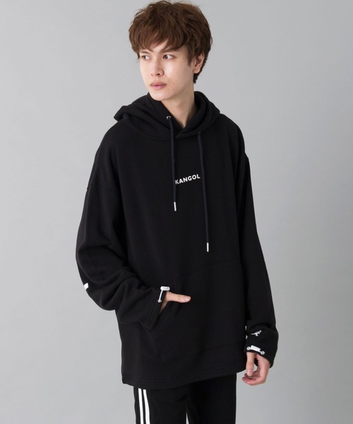 KANGOL(カンゴール)の「【KANGOL/カンゴール】BACK BIG ロゴパーカー(パーカー・メンズ・ホワイト/ブラック・LL/M/L)」の8枚目の写真