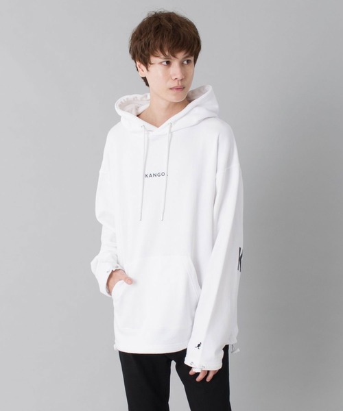 KANGOL(カンゴール)の「【KANGOL/カンゴール】BACK BIG ロゴパーカー(パーカー・メンズ・ホワイト/ブラック・LL/M/L)」の15枚目の写真