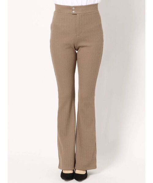 EMODA（エモダ）の「リブフレアWボタンパンツ（その他パンツ・レディース・ブラック/カーキ/ベージュ・SMALL/MEDIUM）」の19枚目の写真