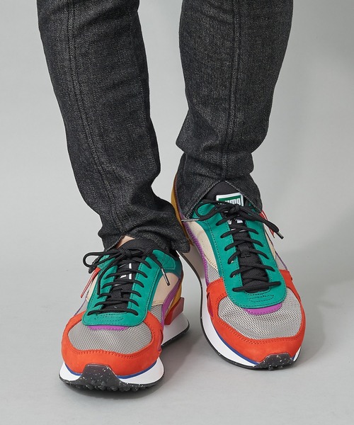 PUMA（プーマ）の「PUMA FUTURE RIDER HF THE HUNDREDS スニーカー（スニーカー）」 - WEAR
