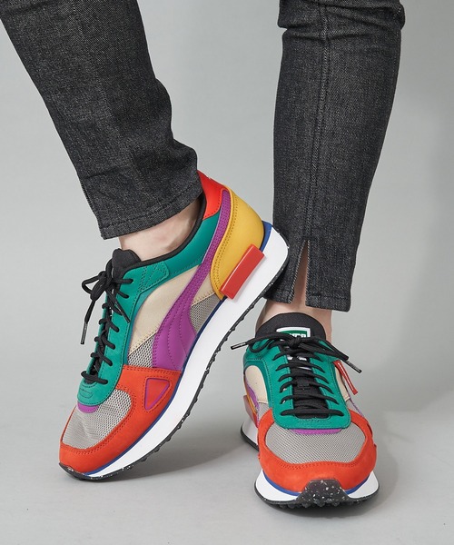 PUMA（プーマ）の「PUMA FUTURE RIDER HF THE HUNDREDS スニーカー（スニーカー）」 - WEAR