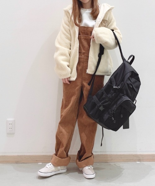 WEGO（ウィゴー）の「WEGO/フードボアブルゾン（ブルゾン・レディース・ホワイト/ベージュ/パープル/ホワイト系その他/サックスブルー・SMALL/MEDIUM）」の22枚目の写真